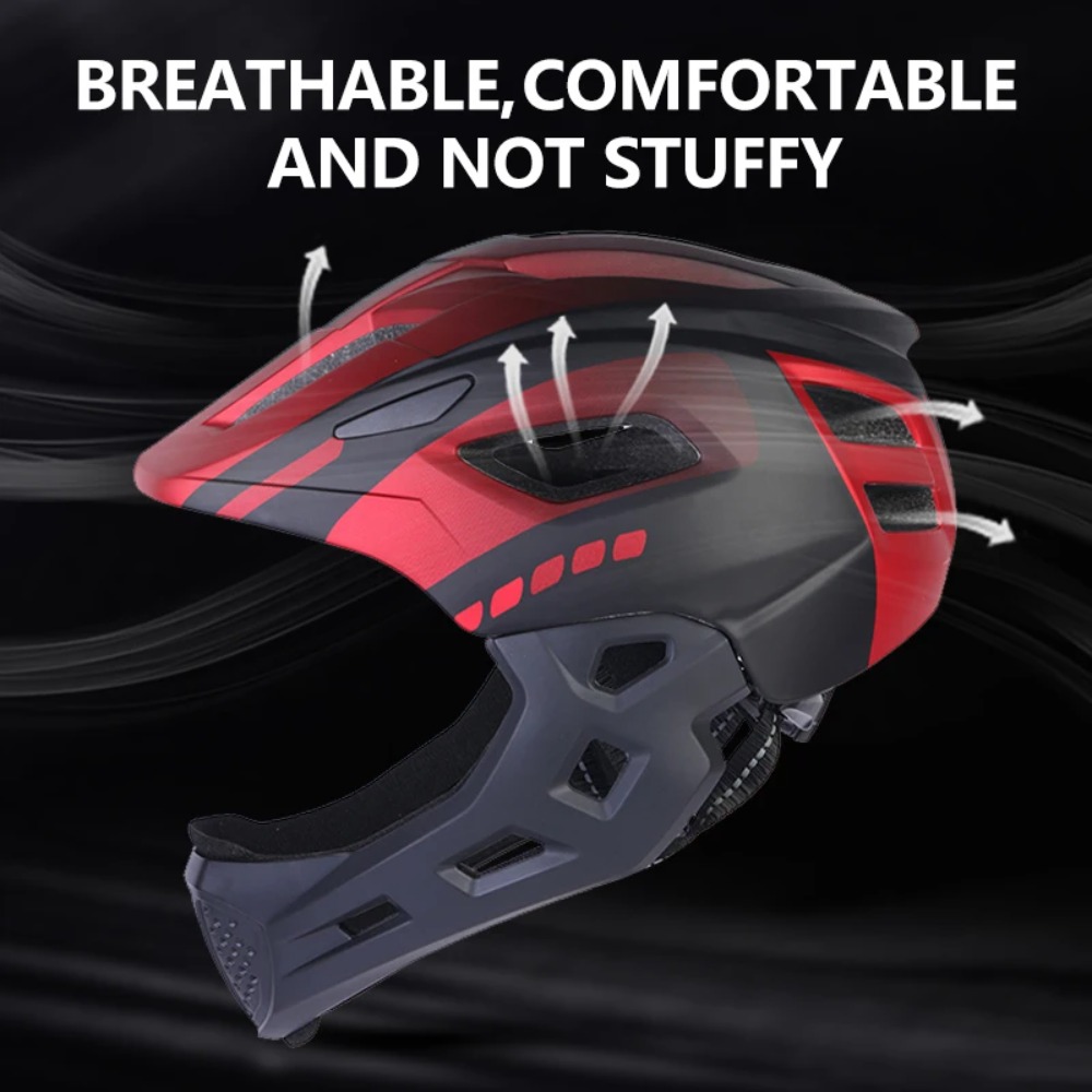 Kids Ride On Suitcase Scooter - LUMDEER Kids MTB Helmet Protective Gear
