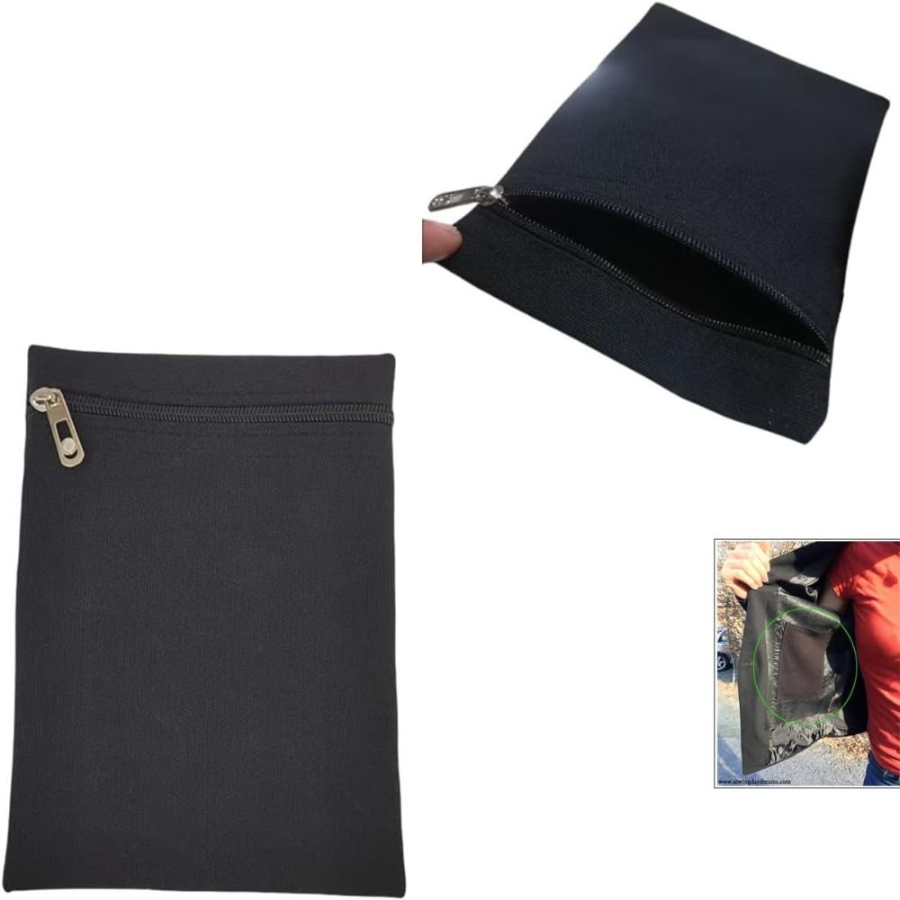 Wallets - New with Zipper Sew-in Side Hidden