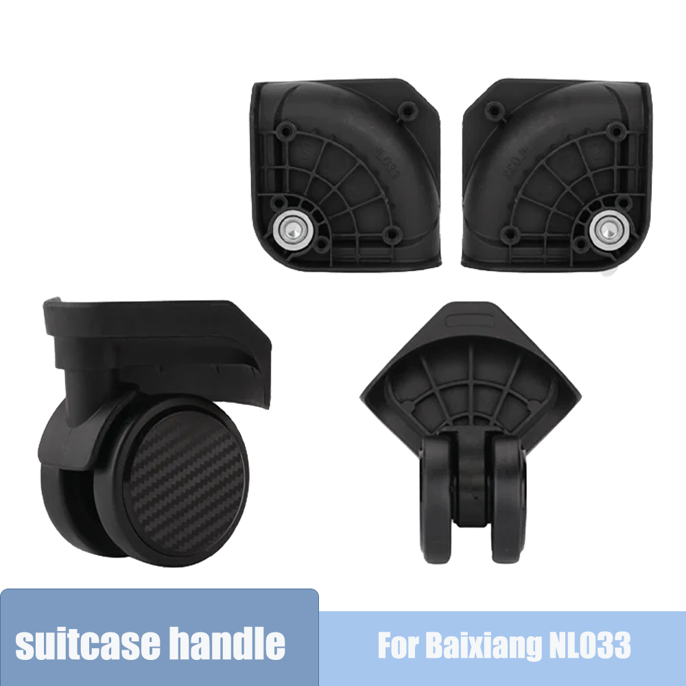 Silent Replacement Luggage Wheels - Replacement For Baixiang NL033 Spinner Caster
