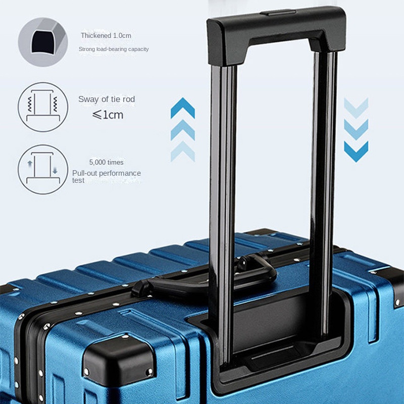 Aluminium-framed Suitcases for - đánh giá và giá Spinner Wheel Rolling Suitcase 20 Inch