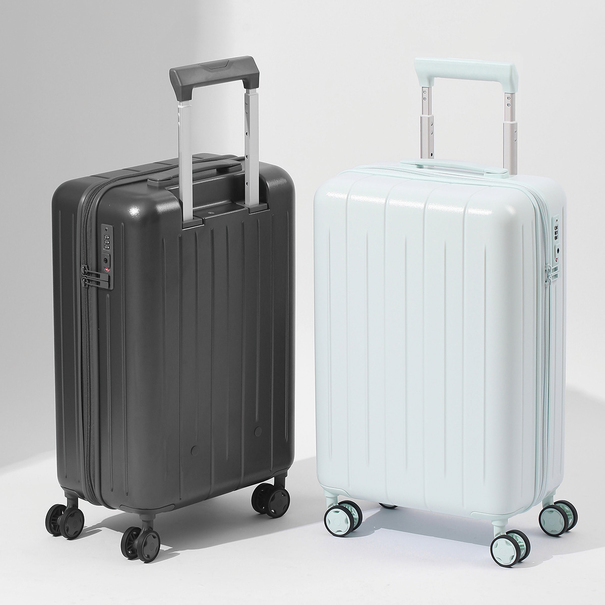 20 Inch PC Hard Shell Luggage  - đánh giá và giá Spinner Wheel Rolling Suitcase 20 Inch