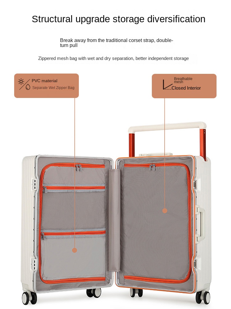 New Wide Handle Suitcase on Wh - đánh giá và giá Spinner Wheel Rolling Suitcase 20 Inch