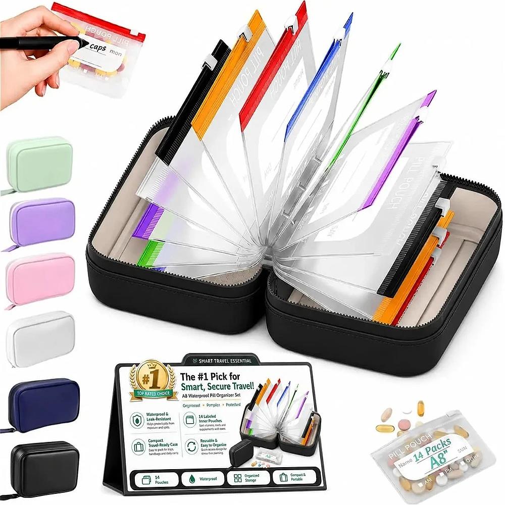 7/14Pouch Weekly Pill Organize - đánh giá và giá Handbags