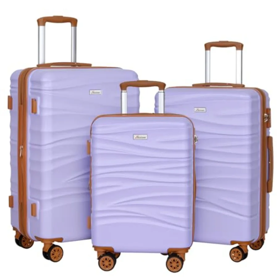 3-Piece Expandable Luggage Set - đánh giá và giá Expandable Hard Shell Luggage Set