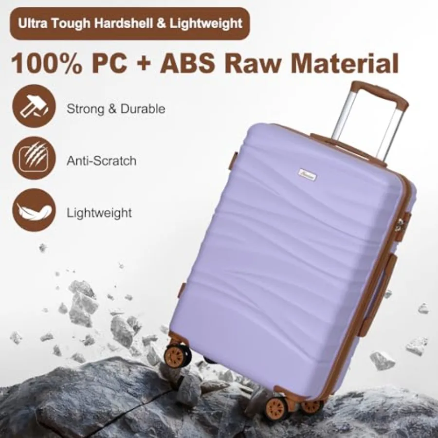 3-Piece Expandable Luggage Set - đánh giá và giá Expandable Hard Shell Luggage Set